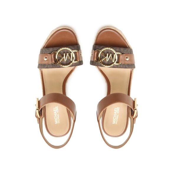 Michael Kors Women's Rory Espadrille Platform Wedge Sandals Size 7 New - Picture 4 of 13